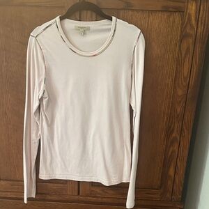 Burberry Light Pink Long Sleeve Tee